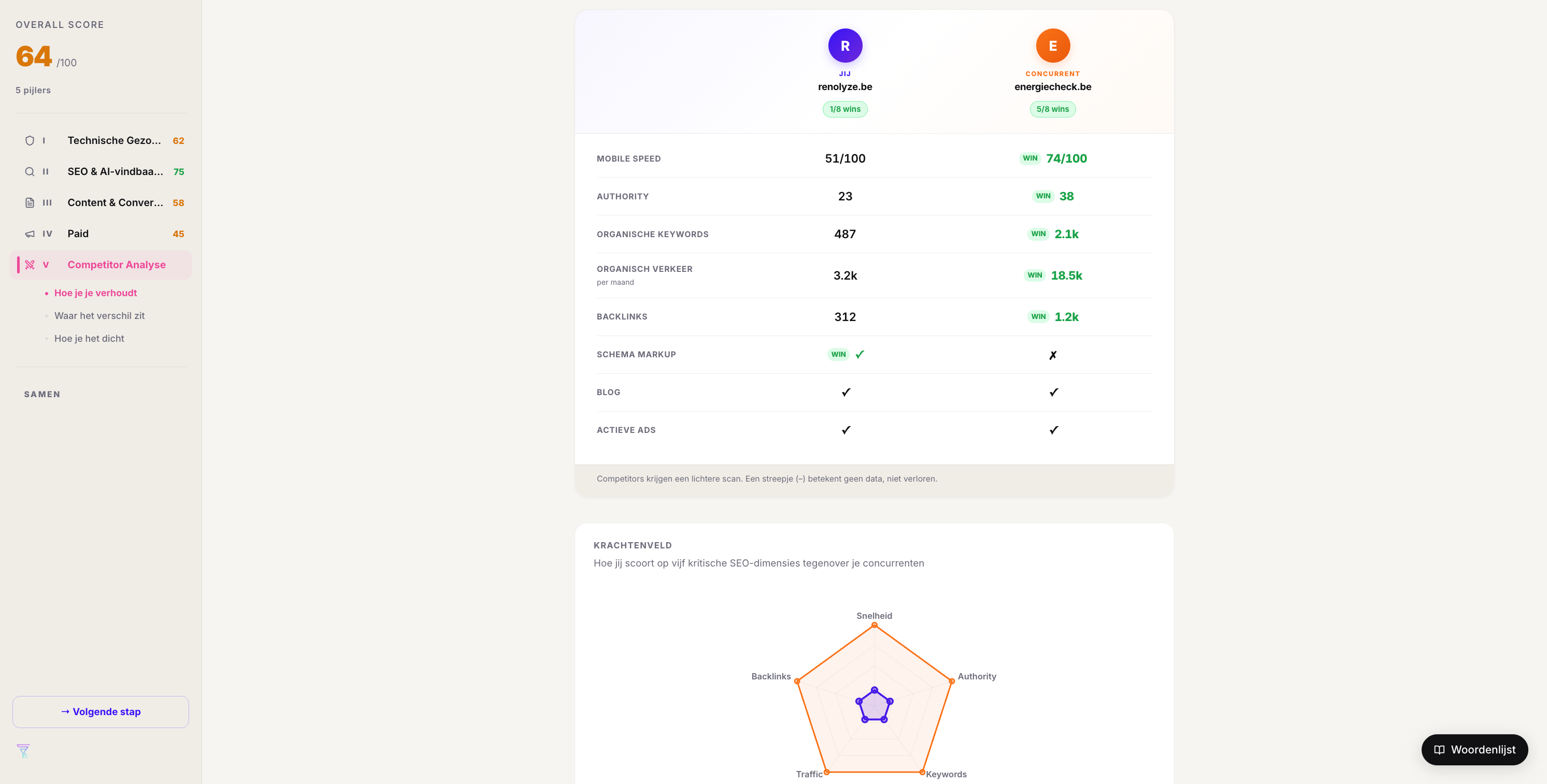 From domain to shareable SEO report in five minutes, screenshot 7